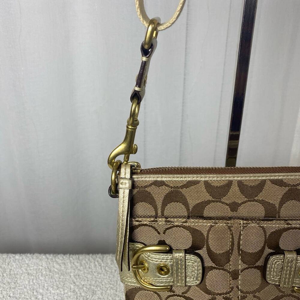GUC Coach Signature Double Buckle Crossbody - Picture 6 of 11